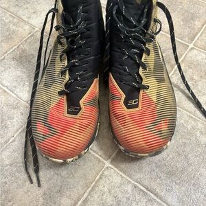 Black and Red Basketball Shoes